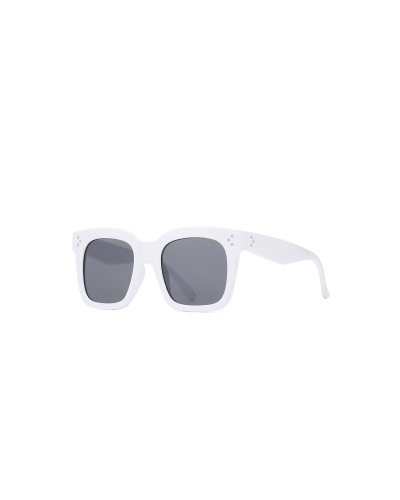 White Square Oversized Sunglasses