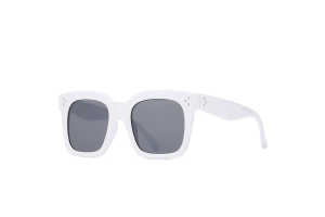 White Square Oversized Sunglasses