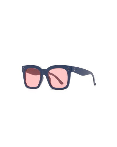 Blue Square Oversized Sunglasses