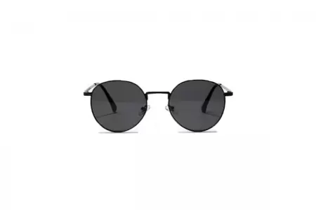 Harlow - Black Round Sunglasses