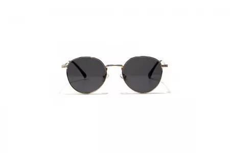 Harlow - Gold Round Sunglasses