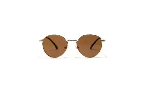 Harlow - Brown Round Sunglasses