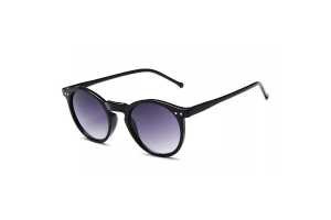 Lennox - Black Round Sunglasses