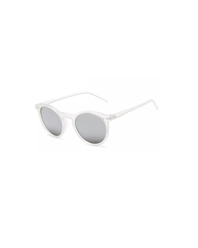 Lennox - Clear Mirror Round Sunglasses