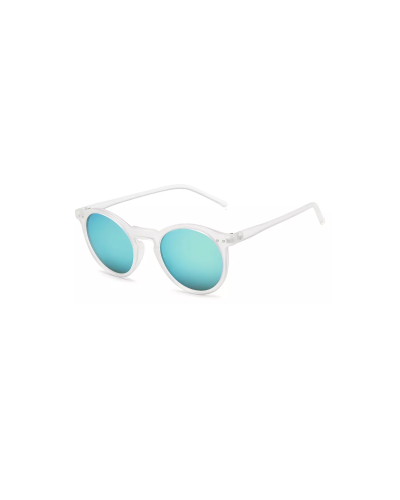 Lennox - Clear Blue RV Round Sunglasses