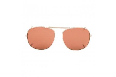 Gold Clip-on Spring Sunglasses - Kutcher